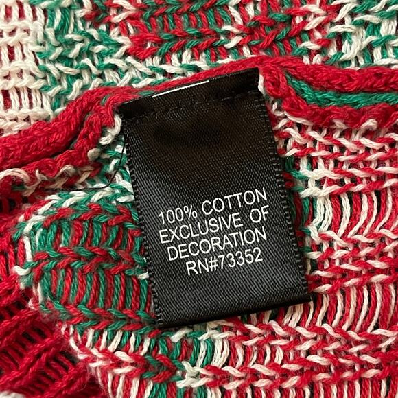 Blizzard Bay Bodybuilder Santa No Pain Xmas Gains Ugly Christmas Sweater Size XL - Picture 7 of 7